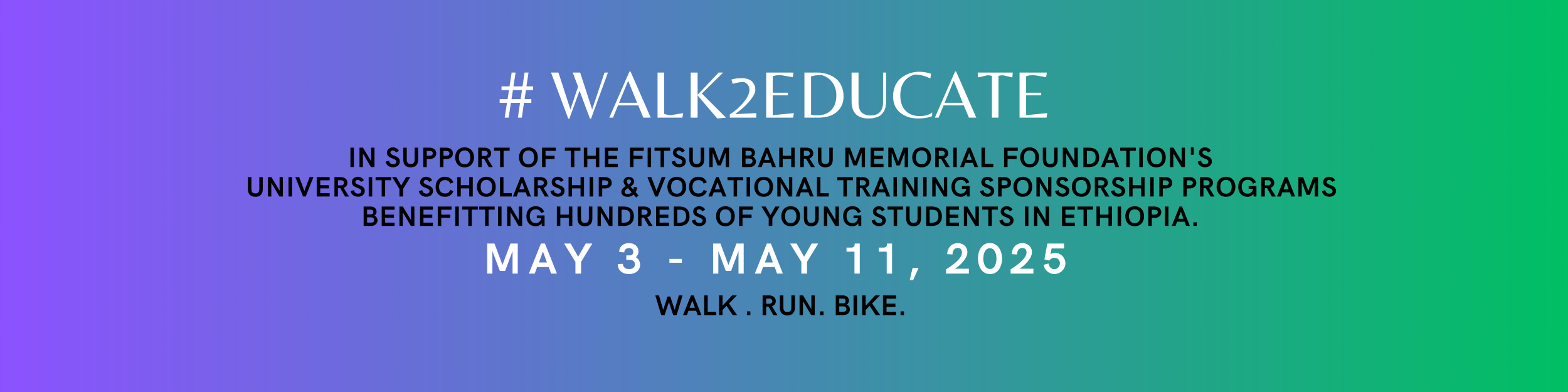 2025 Walkathon banner